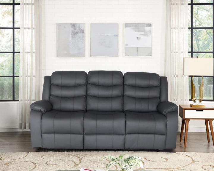 Produktbild HTI-Living Sofagarnitur mit Relaxfunktion Kirwall Anthrazit