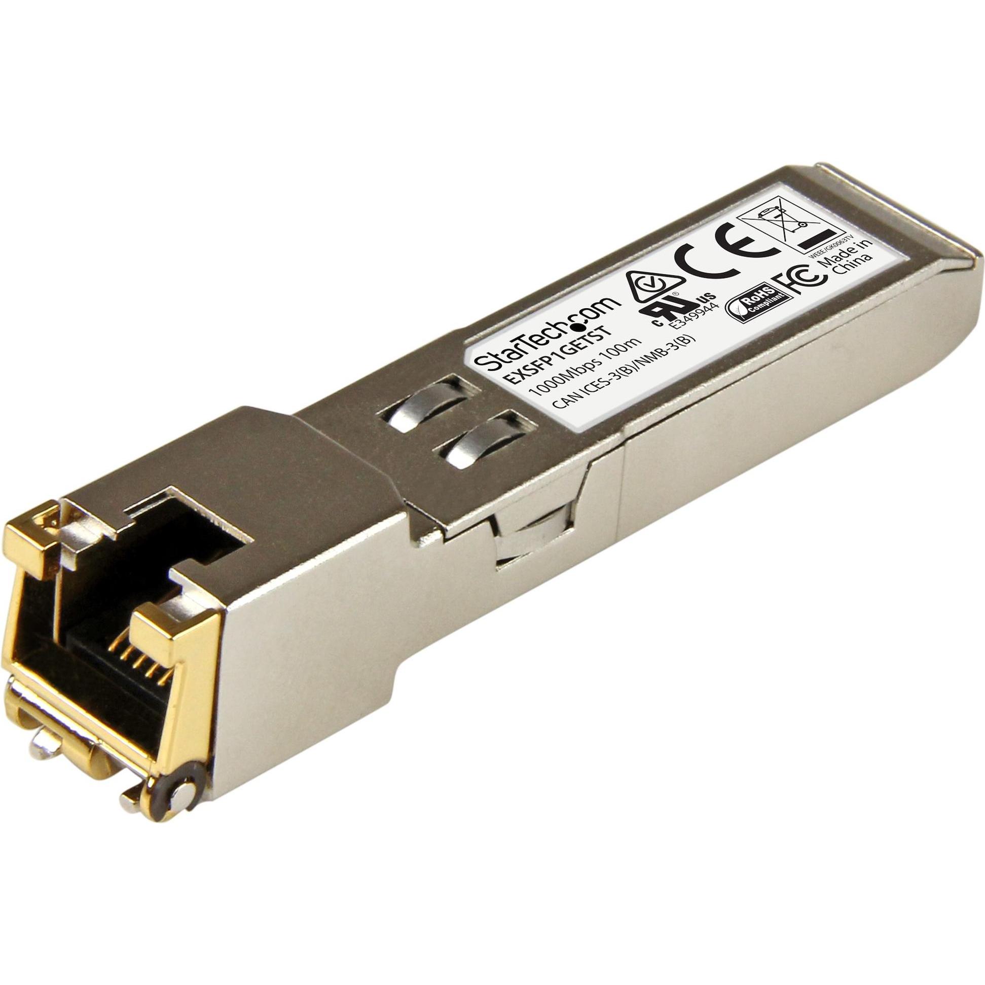 Thumbnail - StarTech JUNIPER EX-SFP-1GE-T SFP, Transceiver, Silber