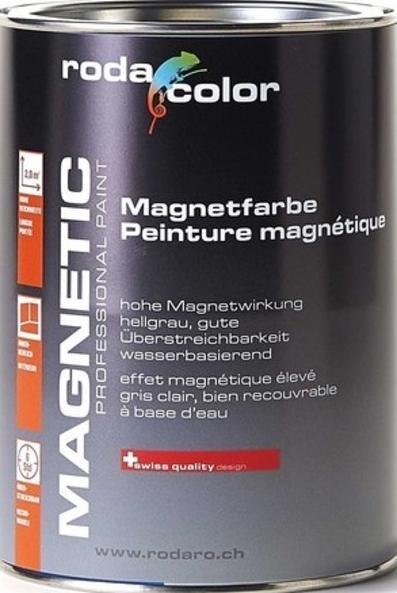 Actual product image RodaColor Magnetic magnetic paint (Light grey, 1 l)