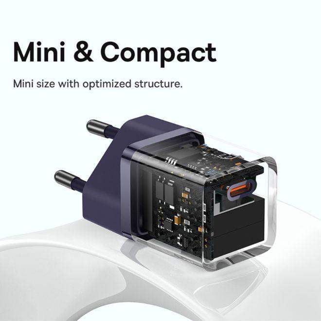 Produktbild Baseus Mini wall charger GaN5 30W (purple) (30 W, 1 Port)