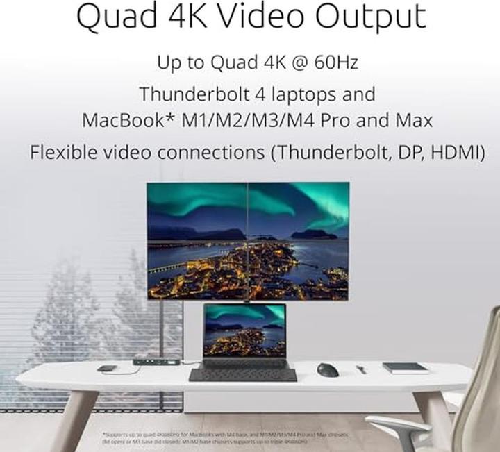 Image du produit Kensington SD5920T EQ Thunderbolt 4, SD5920T EQ (Thunderbolt, 16 Ports)