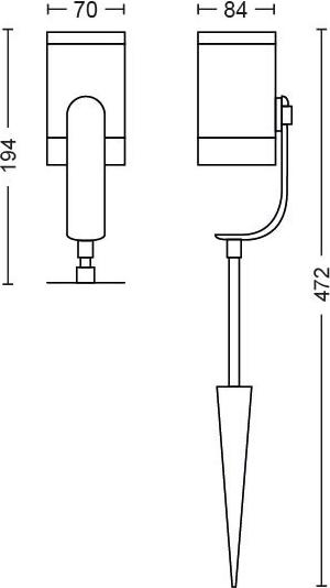 Image du produit Philips Hue Lily Basic Set (DE Connecteur) (640 lm, IP65)
