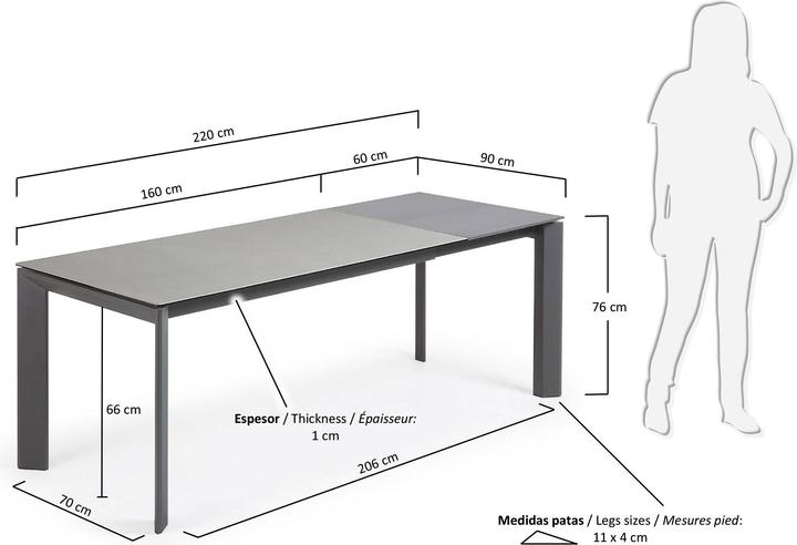 Produktbild Kave Home Axis (90 x 160 cm)