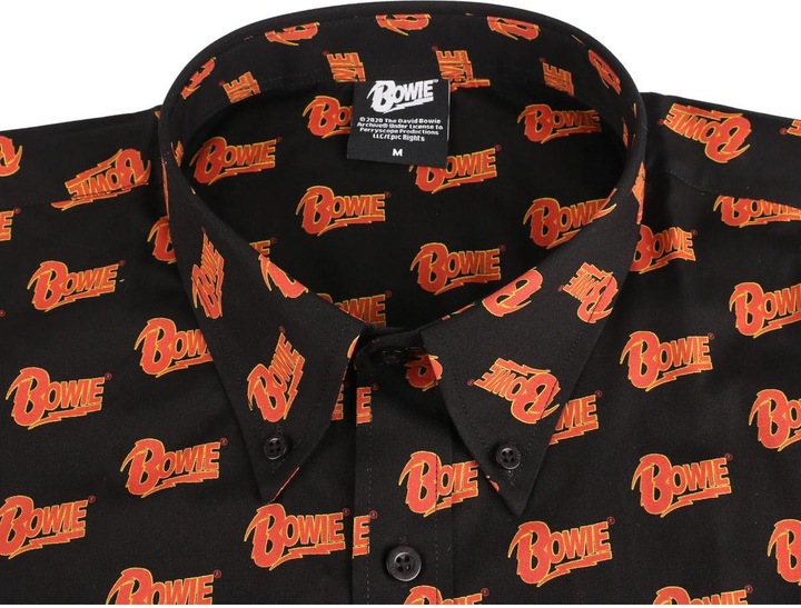 Immagine prodotto David Bowie Camicia Logo sul Intera Superficie Adulto Unisex (L)