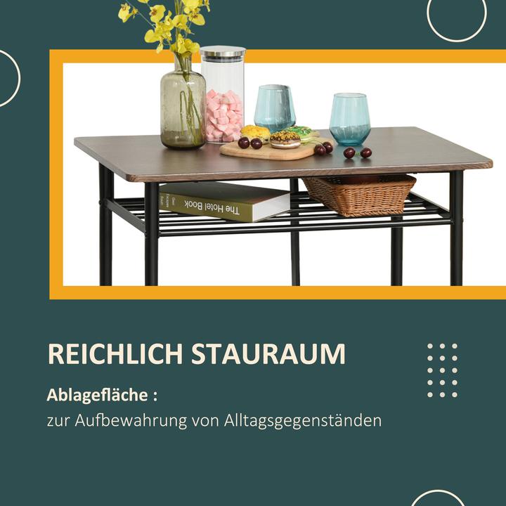 Image du produit Homcom Bartisch Set (80 x 50 x 90 cm)