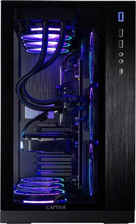 Produktbild Captiva PC Highend Gaming R85-975 (Ryzen 9 7950X3D/RTX4070 Ti Super 16GB GDDR6X/SSD 2TB/32GB/WLAN/Windows 1 (AMD Ryzen 9 7950X3D, 32.77 GB, 2000 GB, GeForce RTX 4070 Ti Super)