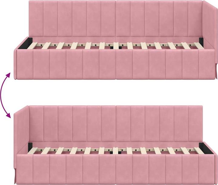 Image du produit vidaXL Eckbettgestell (80 x 200 cm)