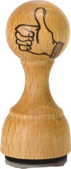 Produktbild CreaDiva Holzstempel - Gefällt mir