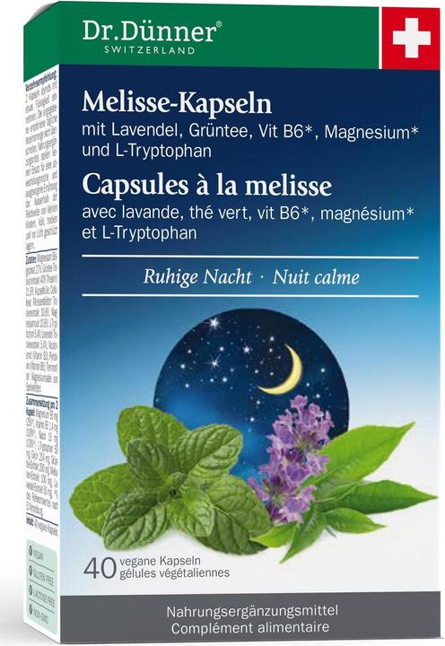 Produktbild Dr. Dünner EssenzaVita Melisse (40 Stück, Kapseln, 40 g)