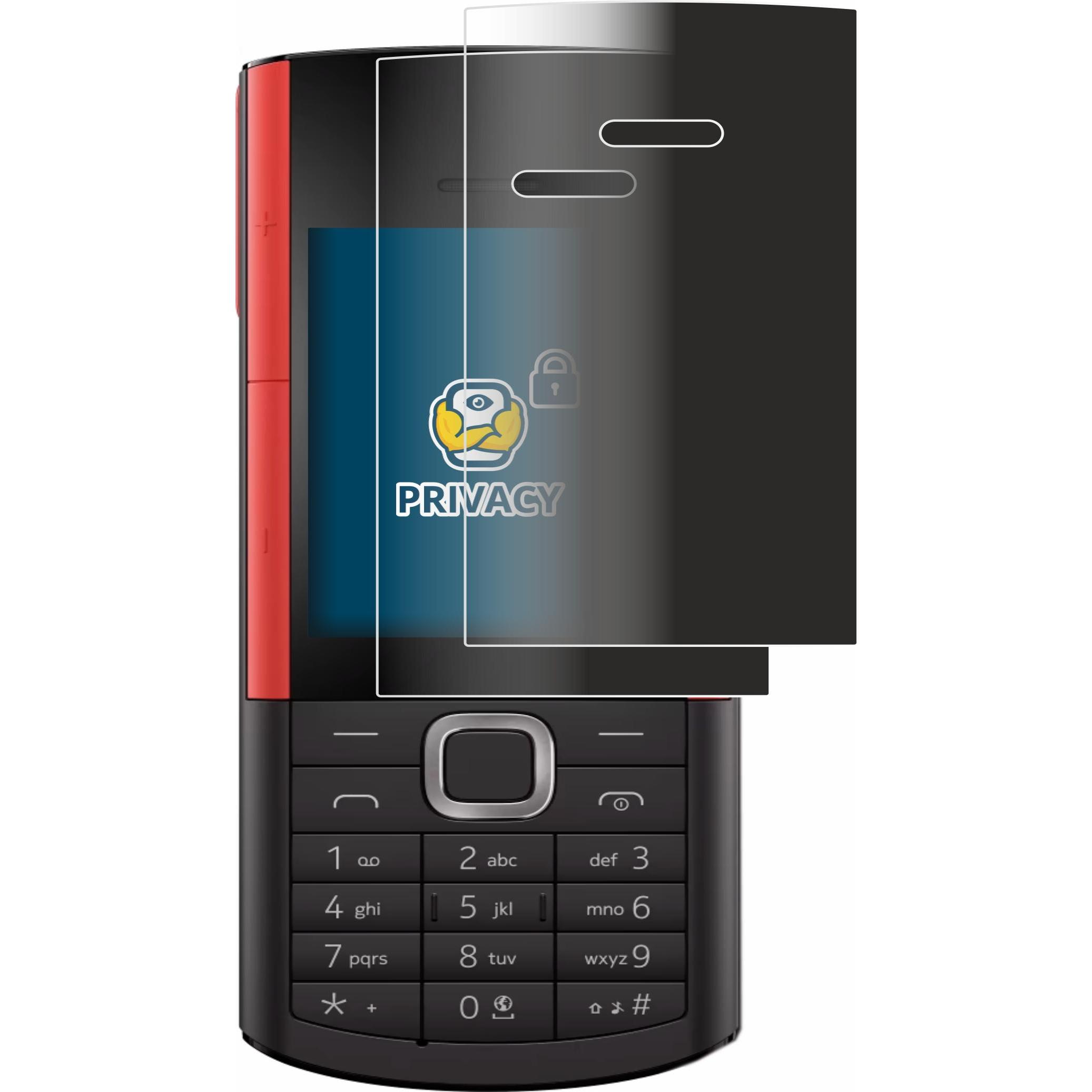Thumbnail - BROTECT Sichtschutzfolie Anti-Spy Privacy Folie Blaulicht-Schutz (2 Stück, Nokia 5710 XA), Smartphone Schutzfolie, Blau