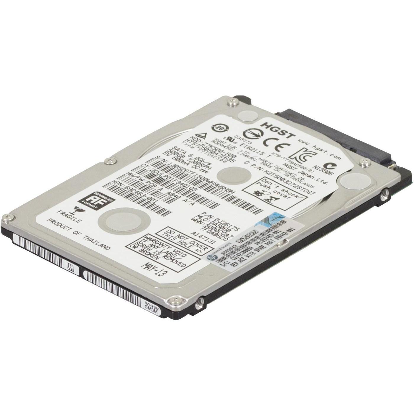 Thumbnail - HP HDD 500G 7.2K 2.5 SED (0.50 TB, 2.5"), Festplatte