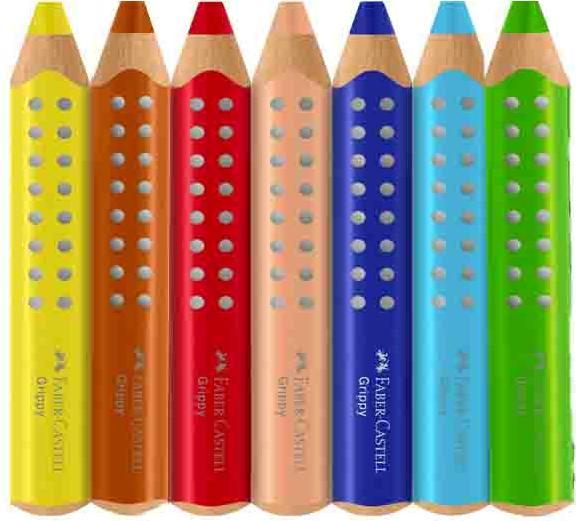 Produktbild Faber-Castell Wachsmalstift Grippy (6x)