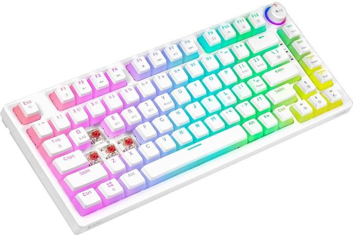 Actual product image Savio Phenix White Gat Red Pud (Eng. Int., Wireless)