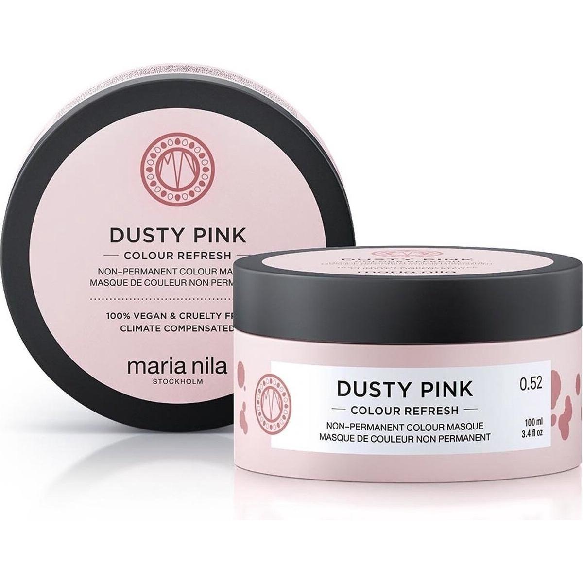 Maria Nila, Haarmaske, Colour Refresh 0.52 Dusty Pink 100 ml (100 ml)