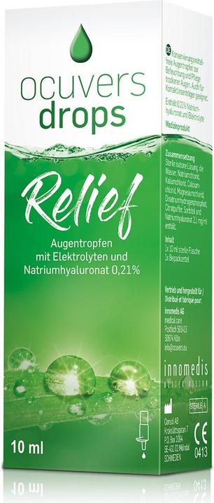 Produktbild Innomedis Relief (10 ml, Ocuvers drops Relief Augentropfen)