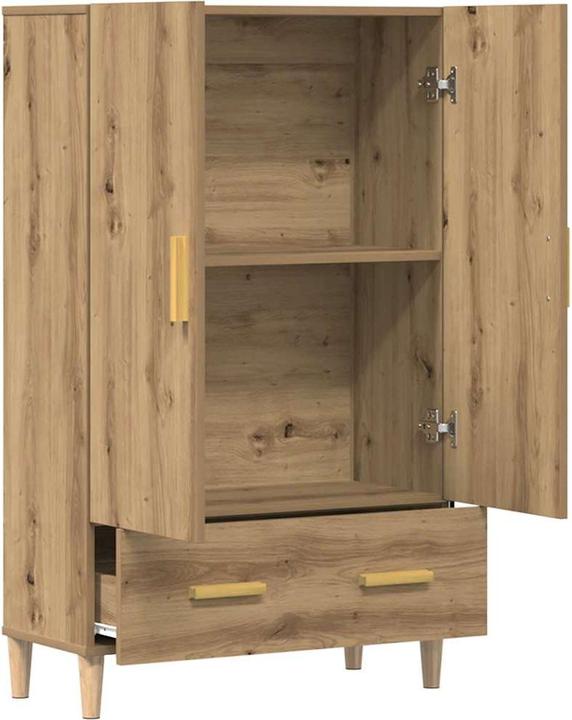 Produktbild VidaXL Highboard Artisan-Eiche 70x31x115 cm Holzwerkstoff (70 x 31 x 115 cm)