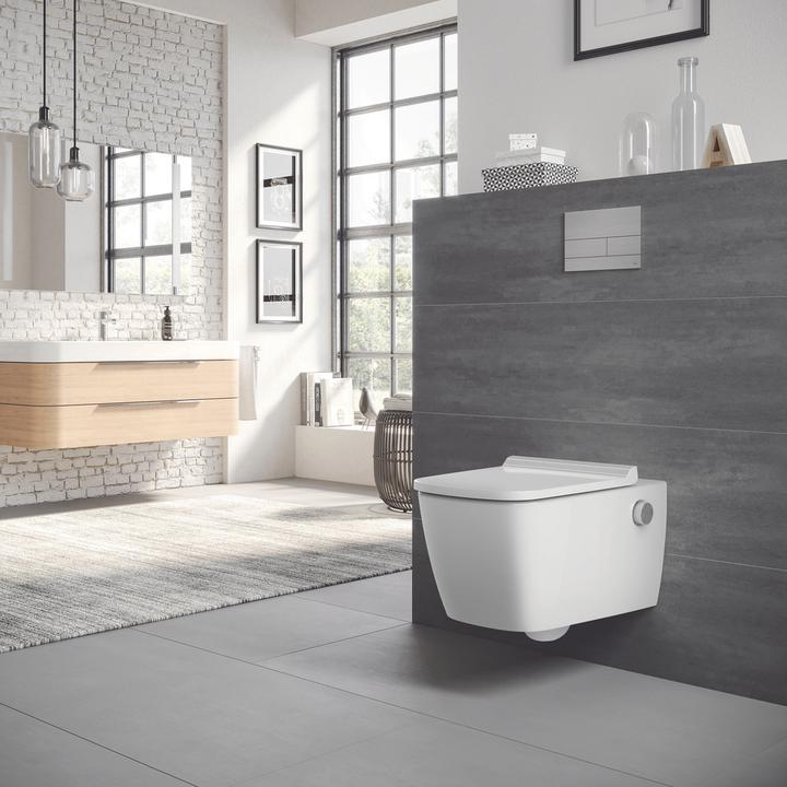 Immagine prodotto TECE TECEsquare Piastra di spinta per WC in metallo e acciaio inox con antimpronta