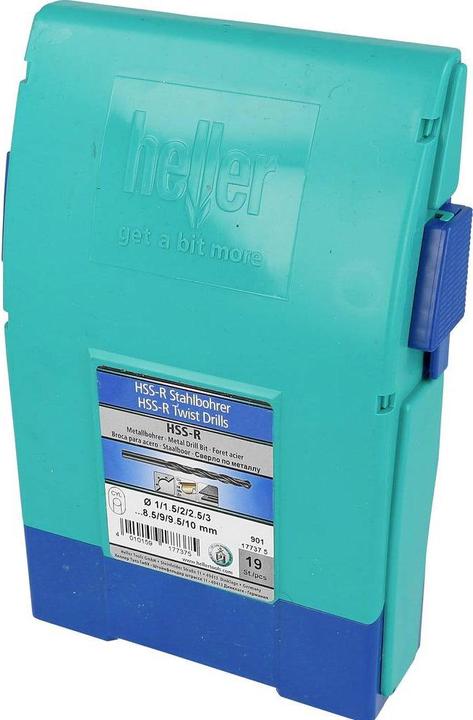 Produktbild Heller HSS Metall-Spiralbohrer-Set 19 (1.0-10 mm)