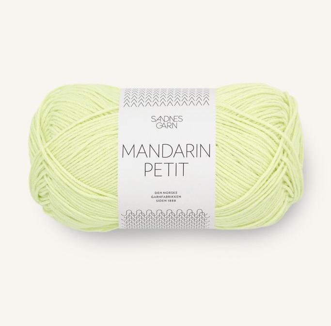 Actual product image Sandnes Garn Mandarin Petit col. 9312 bright lime ca. 180 m 50 g (180 m)