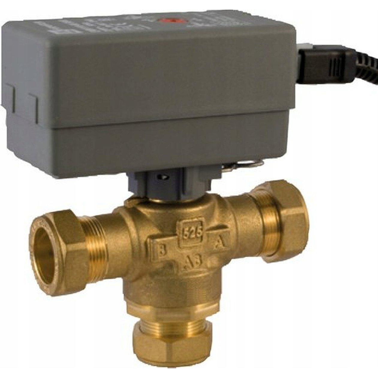 DIY, Punta da trapano, Valvola di commutazione a 3 vie BUDERUS con servomotore 28 mm (28 mm)