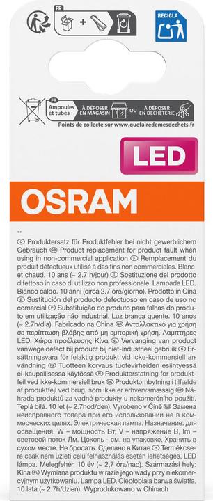 Produktbild Osram LED Leuchtmittel LED STAR PAR16 3.7W 827 E14 Warm weiss 4099854458705 (E14, 3.70 W, 350 lm, 6 x, E)
