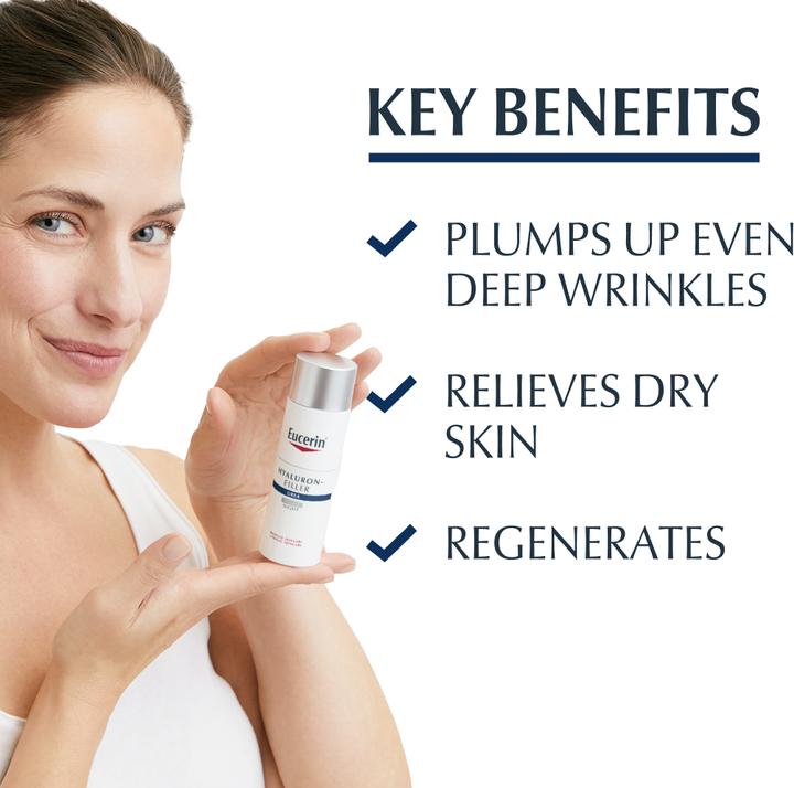 Image du produit Eucerin Hyaluron - Filler Extra Riche Nachtpflege 50 ml (50 ml, Crème de nuit)