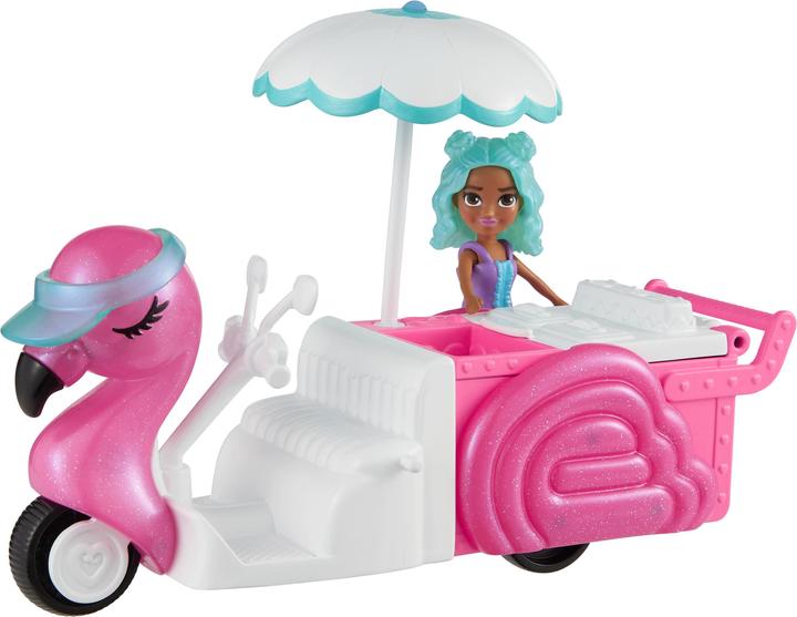 Actual product image Polly Pocket Flamingo Snack Cart playset