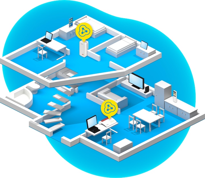 Produktbild AVM FRITZ!Powerline 1240 AX Single (1200 Mbit/s)