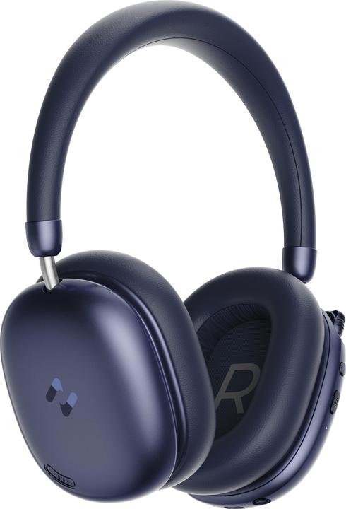 Produktbild Havit Space S1 - Kabellose Bluetooth-Kopfhörer mit Geräuschunterdrückung (blau) (Aktive Geräuschunterdrückung, 1.67 h, Kabelgebunden)