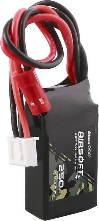 Immagine prodotto Gens Ace 250mAh 7.4V 35C 2S1P Batteria Lipo per pistola Airsoft con spina JST-SYP (7.40 V, 250 mAh)