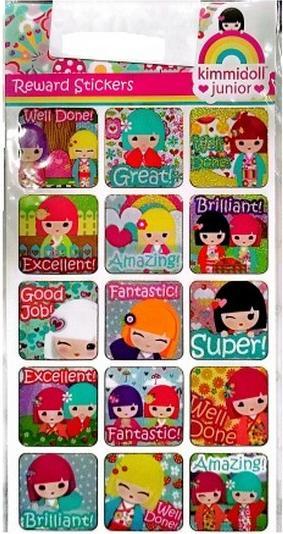 Actual product image Kimmidoll Characters Reward Stickers
