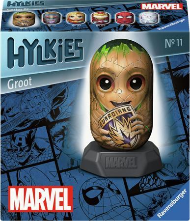 Actual product image Ravensburger Hylkies: The new collectible figure series to assemble yourself. Figure #11 - Groot - For (54 pieces)