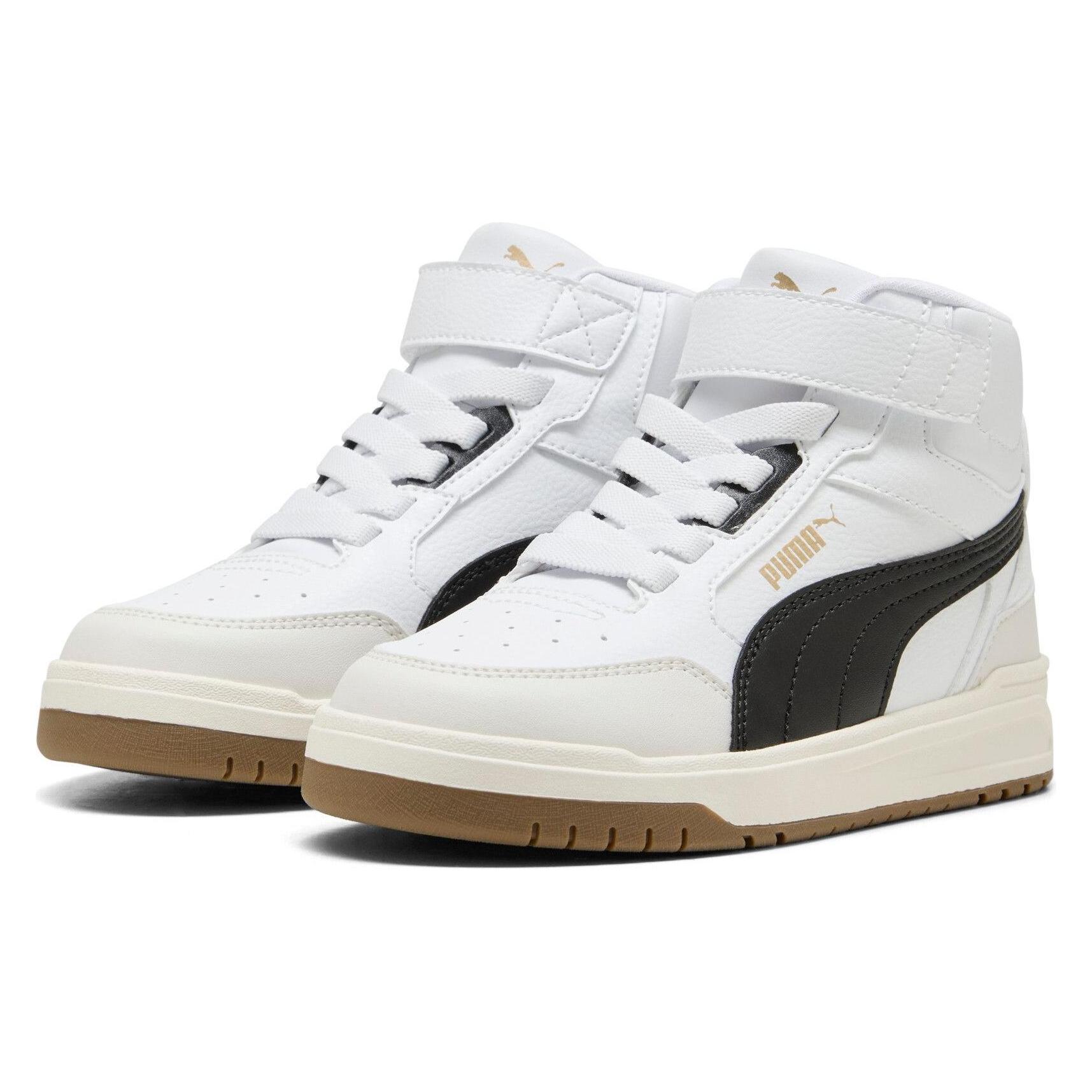 Puma, Unisex, Sneakers, Shuffle Downtown Mid Ac+ Ps, Grau, Schwarz, Weiss, (33)
