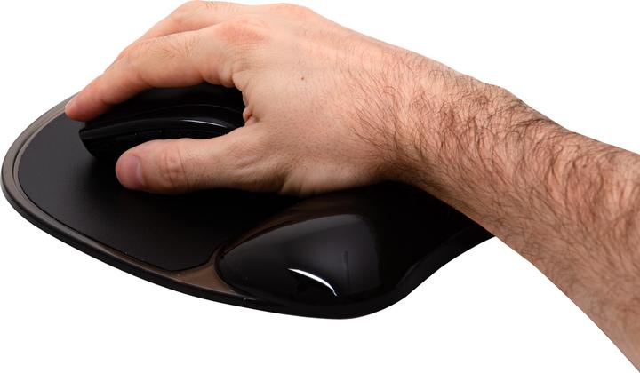 Actual product image Q-Connect Mouse pad, gel, with wrist rest, black