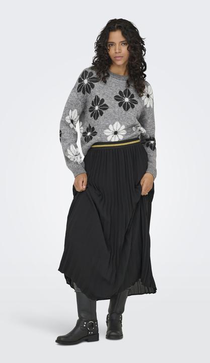 Produktbild Only Onlfreesia Ls Flower O-Neck Rp Knt (M)