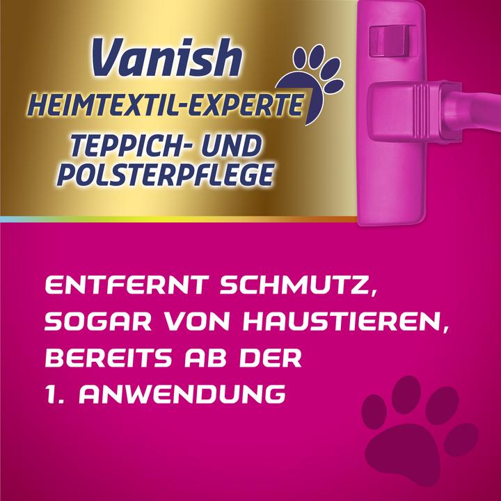 Actual product image Vanish Pet expert carpet care foam