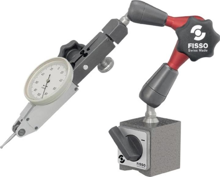 Immagine prodotto Fisso Supporto di misura magnetico STRATO-LINE Raggio d'azione 130 mm Altezza totale 220 mm Forza di