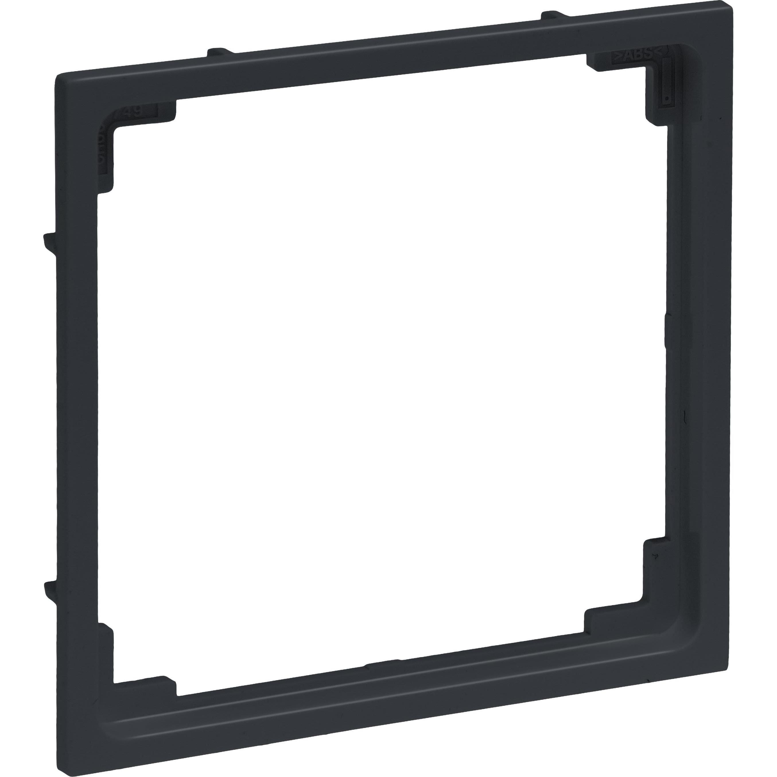 Legrand SEANO Zwischenring für den Einbau von Einsätzen 50 x 50 mm mit Abdeckung 50 x 50 mm, Taster + Schalter, Grau