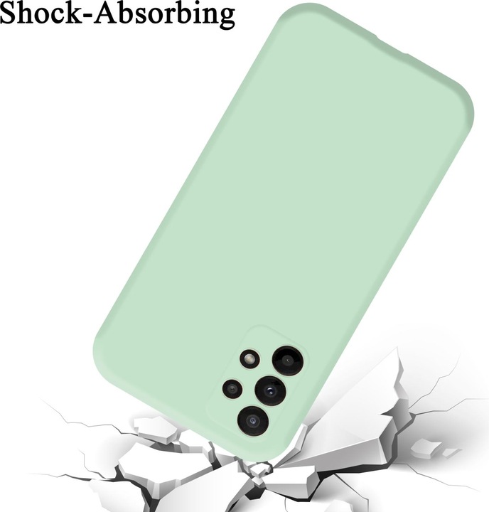 Actual product image Cadorabo TPU Liquid Silicone Case Cover for Samsung Galaxy A23 4G / 5G (Samsung Galaxy A23, Samsung Galaxy A23 5G)