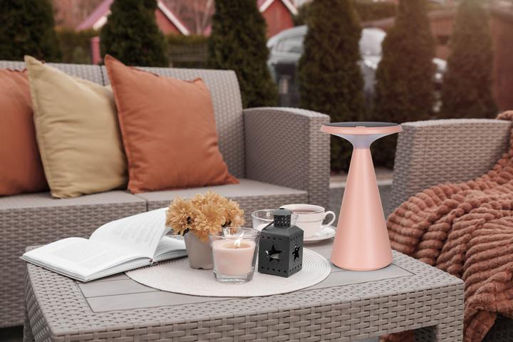 Produktbild Näve Solar-Akku-Tischleuchte PALU (200 lm)