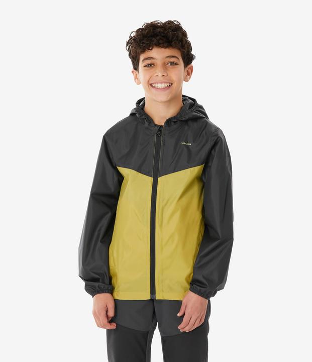 Image du produit Quechua Veste imperméable de randonnée zip enfant 7-15 ans, MH100 (10XL, 11XL, 12XL)