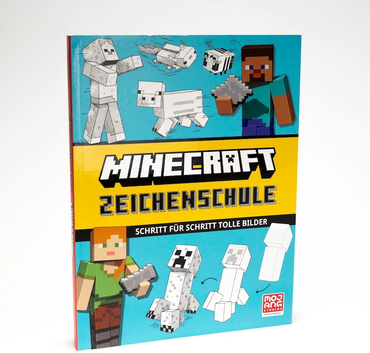 Immagine prodotto Minecraft Zeichenschule Schritt für Schritt tolle Bilder (Tedesco, Mojang Da, 2024)