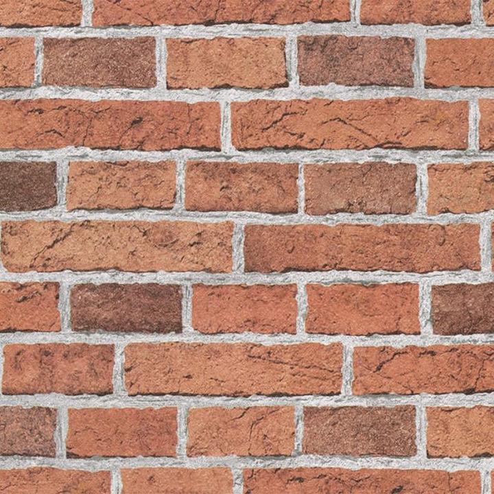 AS Creation Carta da parati con effetto mattone (53,5 x 1000 cm)