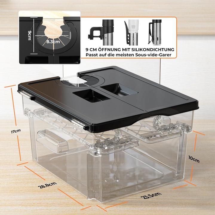 Actual product image Vihoom Sous Vide Behälter mit Deckel