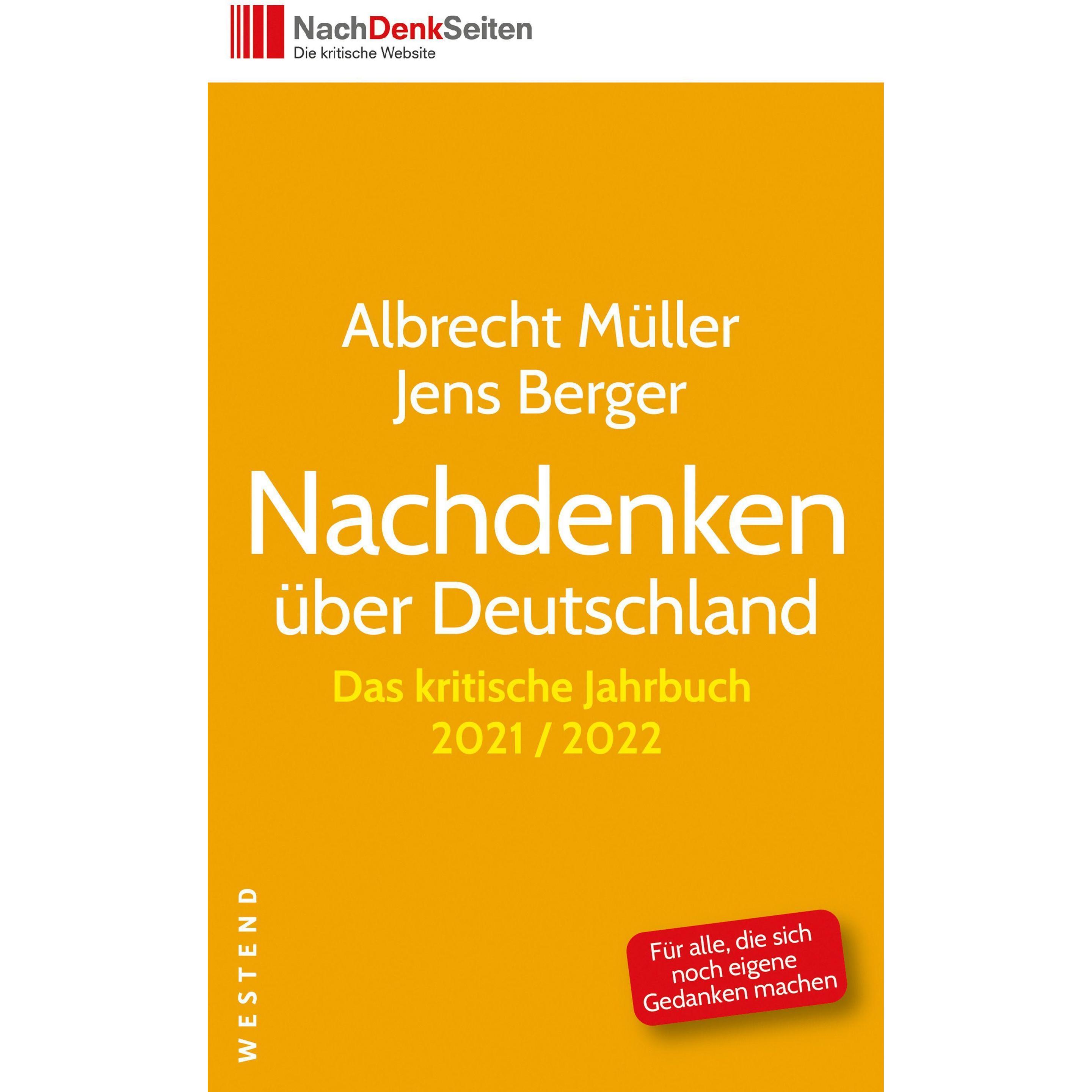 Müller:Nachdenken über Deutschland, Fachbücher von Albrecht M�ller, Jens Berger