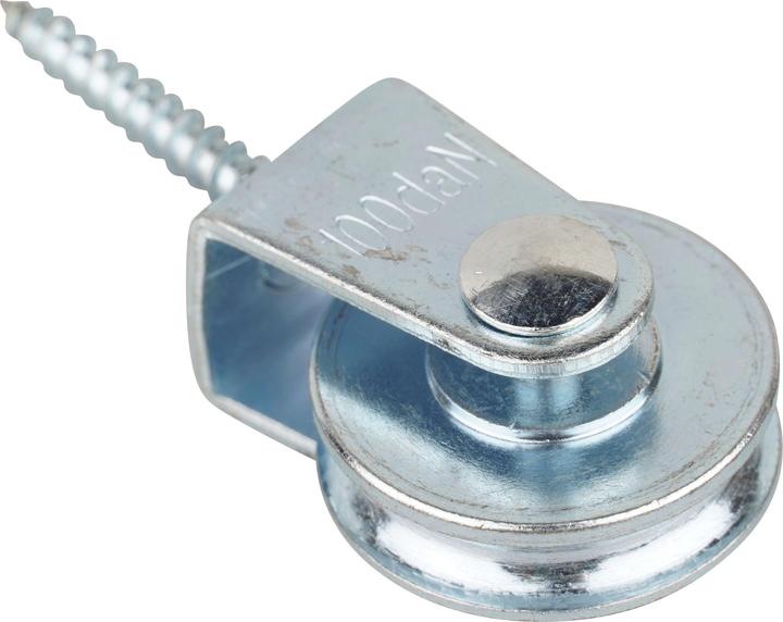 Mamutec Verzinkt Vogelrolle mit Stahlrolle 30 mm