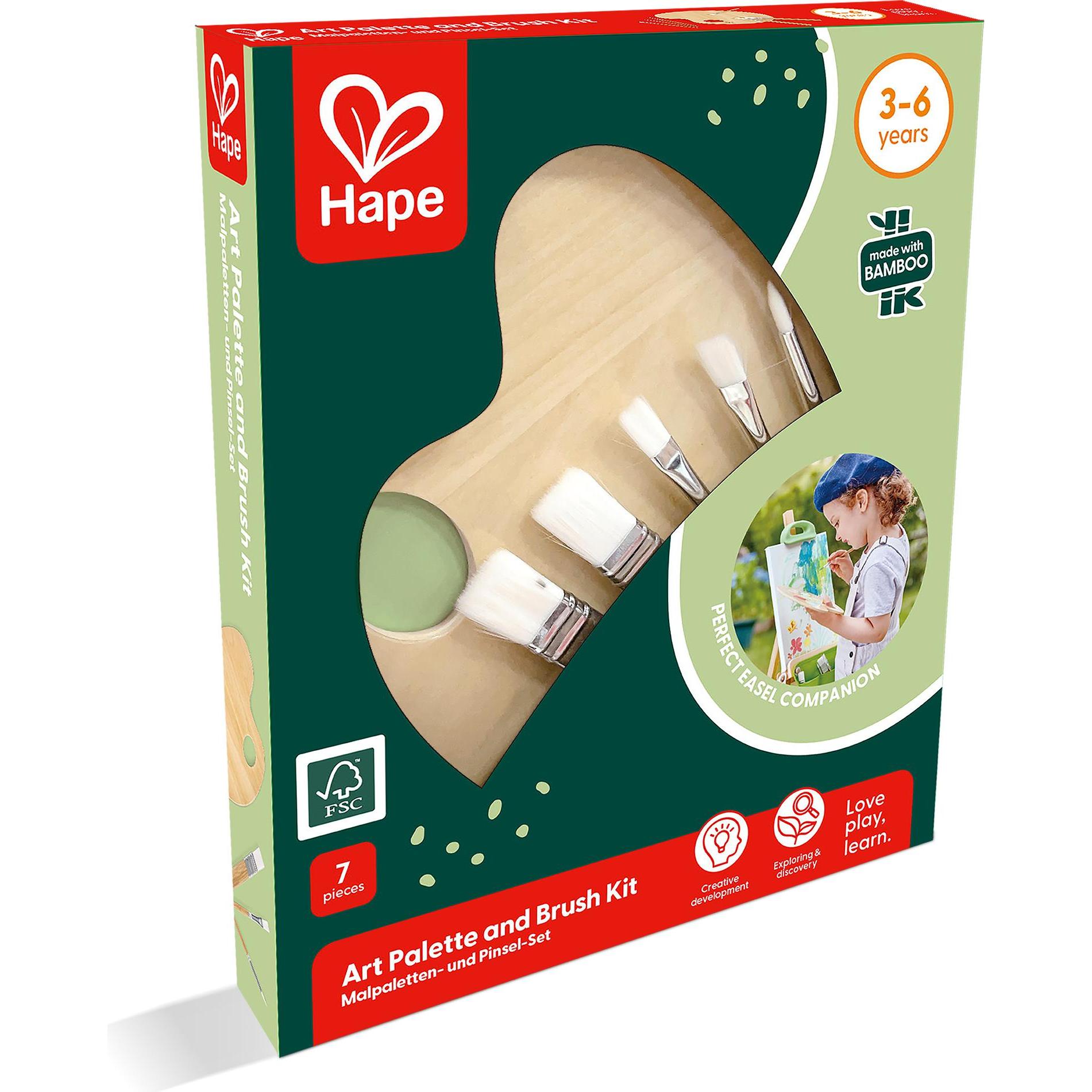Hape Malpaletten- und Pinsel-Set