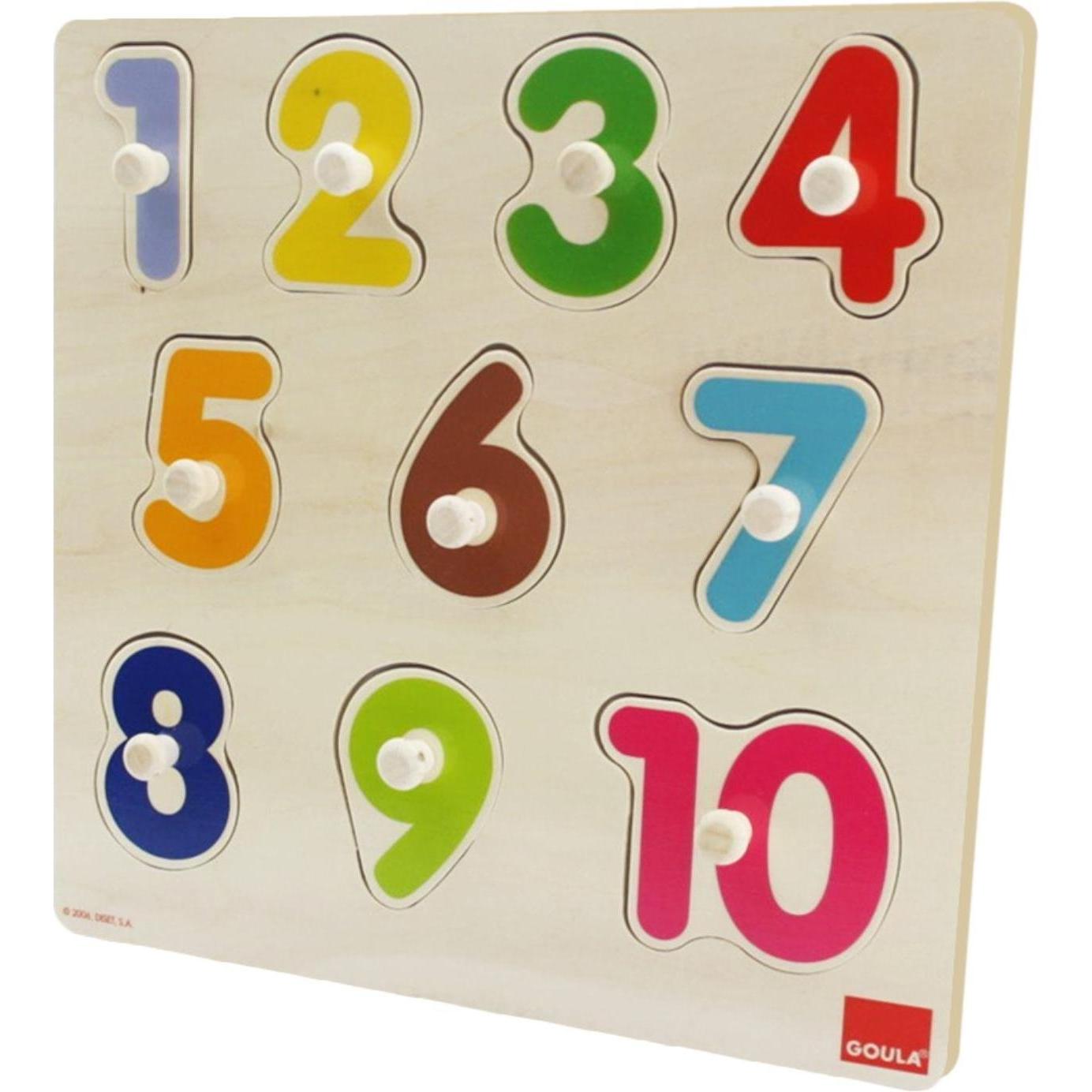 Thumbnail - Goula Puzzle Zahlen (10 Teile)