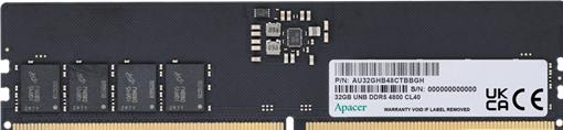 Apacer Memória Desktop - 16GB DDR5 (4800MHz, CL40, 1.1V) (1 x 16GB, 5600 MHz, DDR5-RAM)
