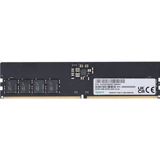 Apacer Memória Desktop - 8Gb Ddr5 (5600Mhz, Cl40, 1.1V) (1 X 8Gb, 5600 Mhz, Ram Ddr5, Dimm), Memoria Ram